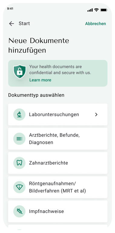 Die perfekt vernetzte persönliche Gesundheits-Dokumentation mit der Evi.plus App.
